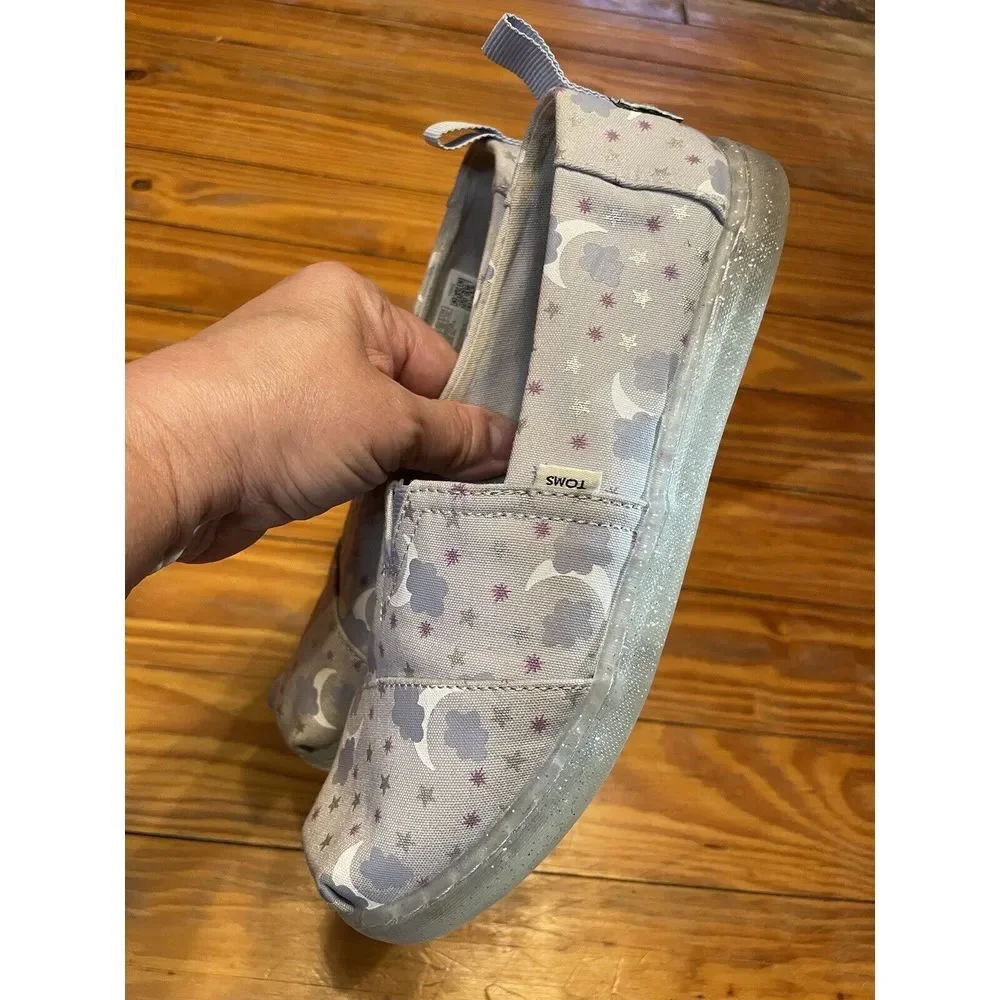 Toms Arctic Ice Foil Starry Sky Print Girls Size‎ 3